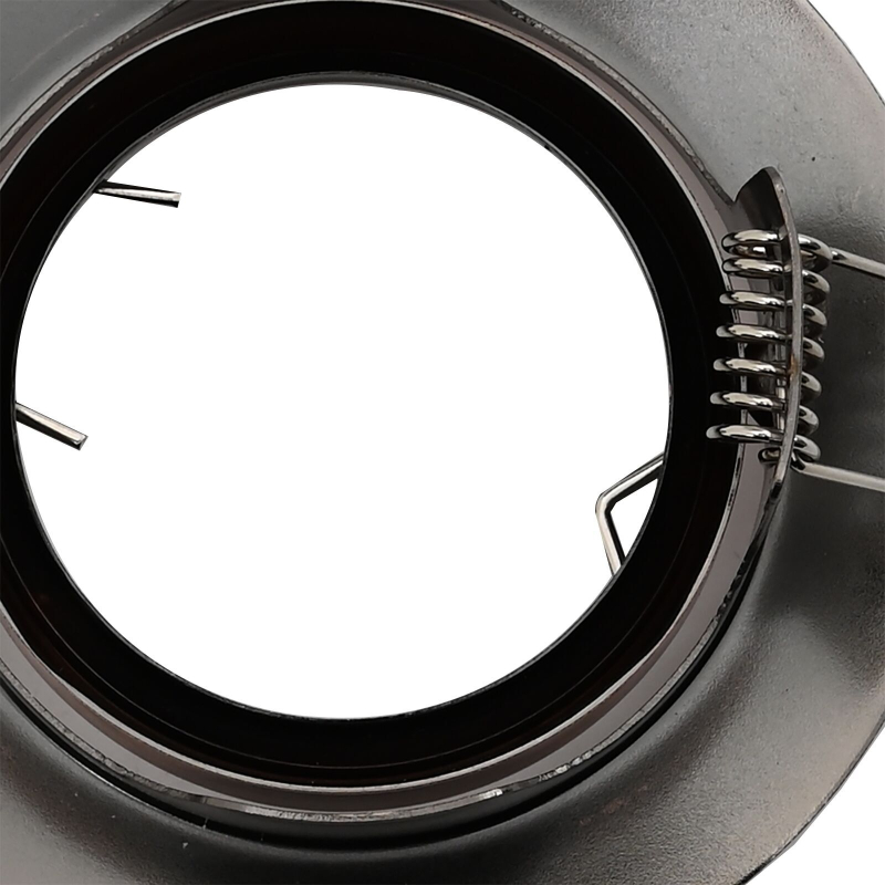 Einbau-Spotlights 6 Stück Rund GU10 Kupfer Ø90 mm Stahl