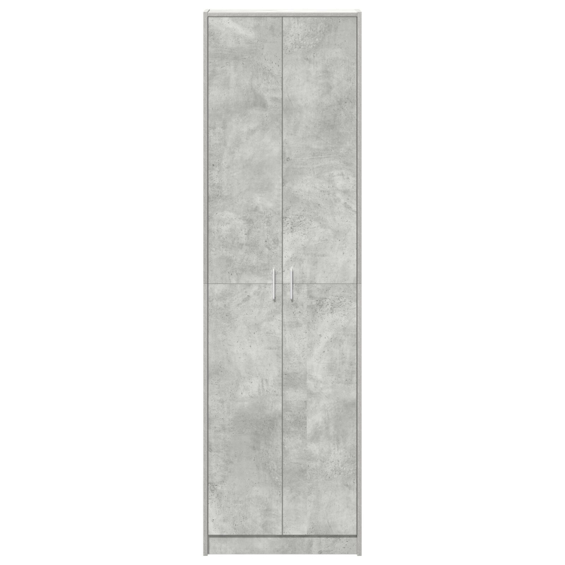 Kleiderschrank Betongrau 55x25x189 cm Spanplatte