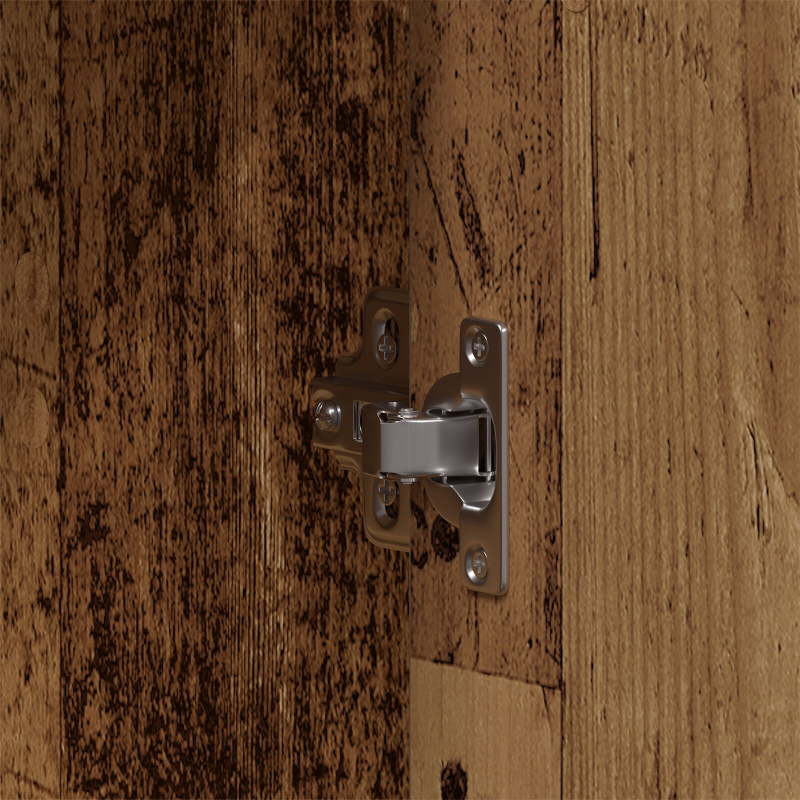 Kleiderschrank Altes Holz 55x25x189 cm Holzwerkstoff