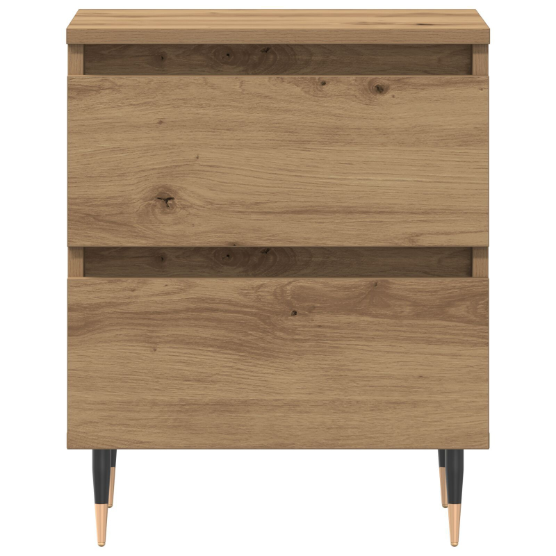 Nachttische 2 Stück Artisan Eiche 40x35x50 cm Holzwerkstoff