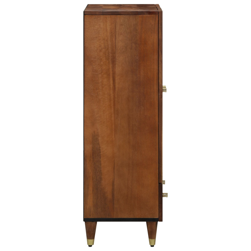 Highboard 60x33x100 cm Massivholz Mango