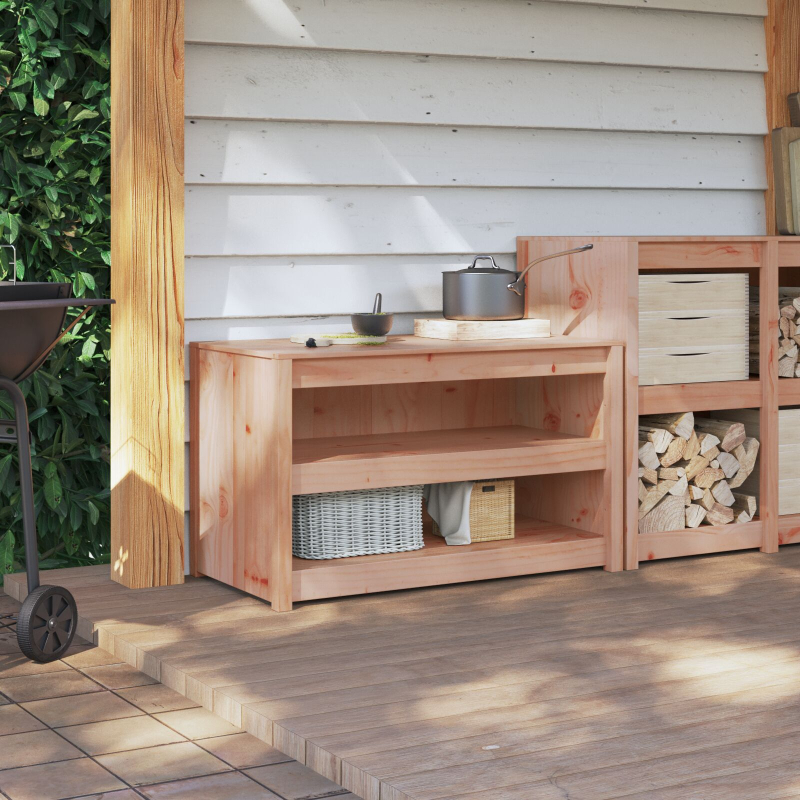 Outdoor Küchenschrank 106x55x64 cm aus massivem Douglas