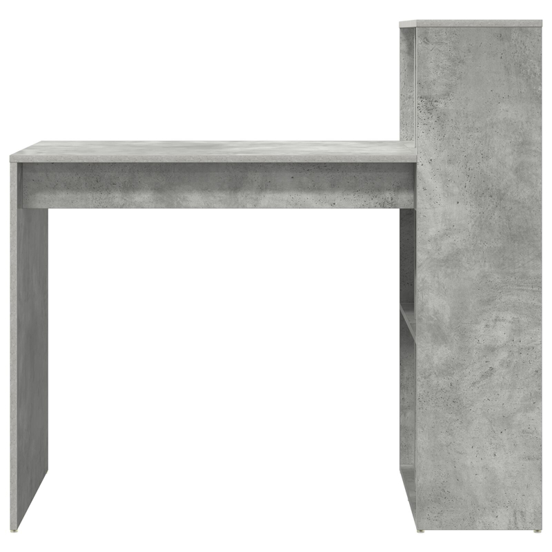 Schreibtisch Beton Grau Holzwerkstoff mit Betonoberfläche Mittel