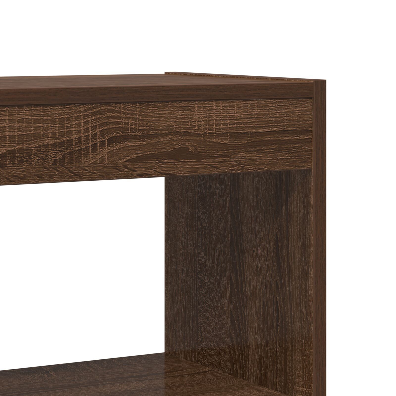 Bücherregal Braune Eiche Holzwerkstoff 100 x 30 x 198 cm