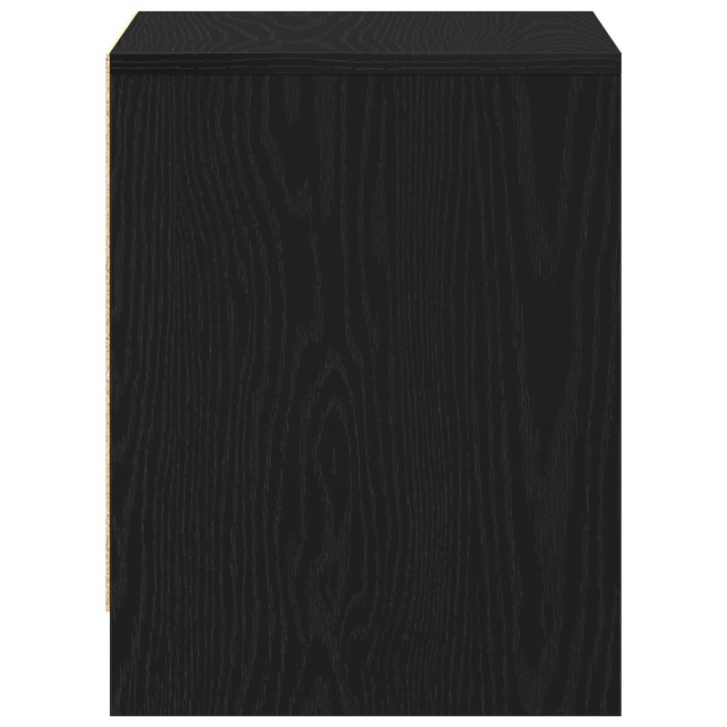 Nachttisch Schwarz Eiche 45x34x44,5 cm Holzwerkstoff