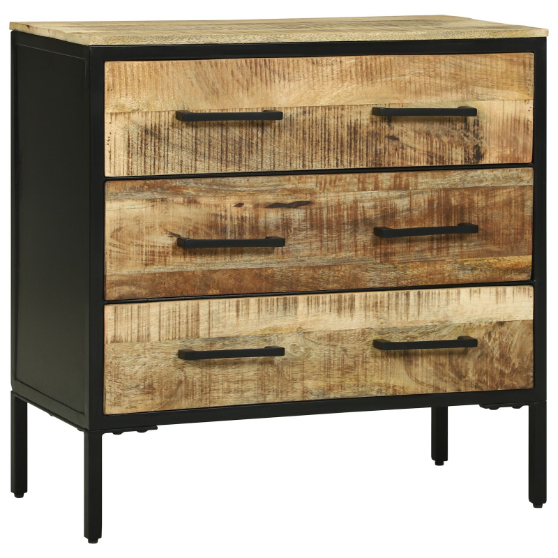 Sideboard 70x35x70 cm Massivholz Mango