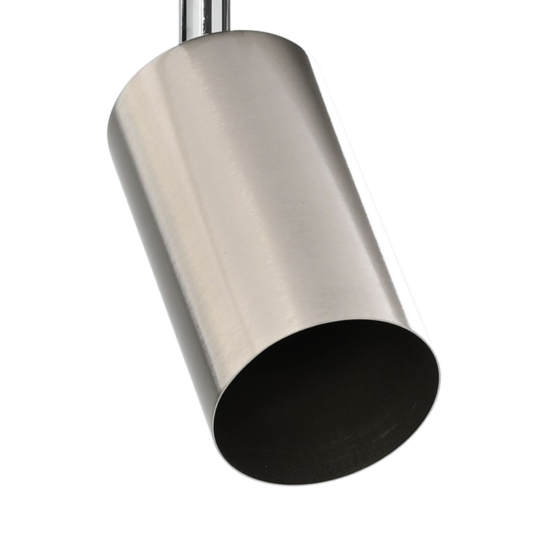 Deckenstrahler 2-Wege verstellbar gebürstetes Nickel GU10