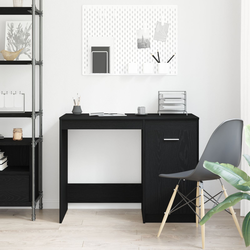 Schreibtisch Schwarz Eiche 100x50x76 cm Holzwerkstoff