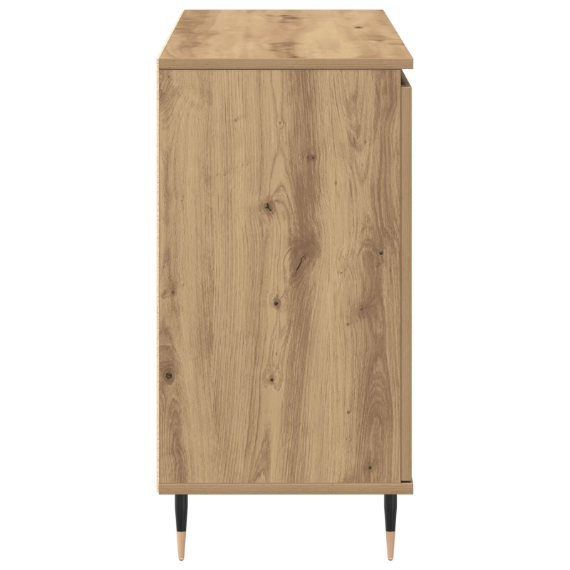 Sideboard mit Türen & Schubladen Artisan Eiche 101,5x35x70 cm