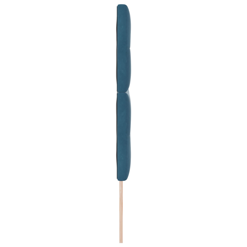 Kopfteil mit Knopfheftung Dunkelblau 160 cm Samt