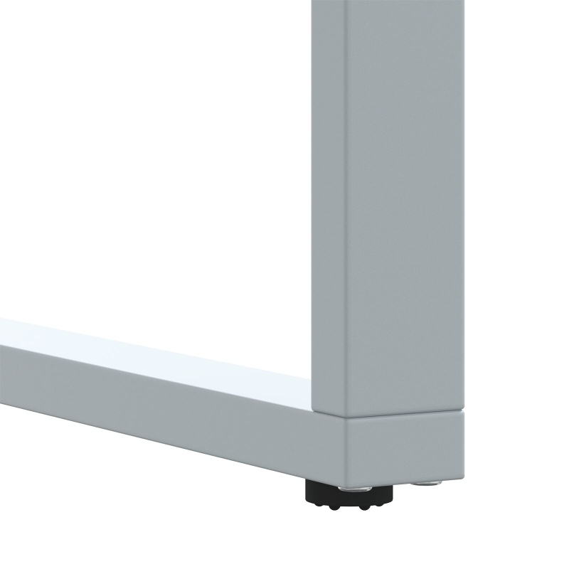 Esszimmertisch Grau 180x90x75 cm Stahl und Akazienholz