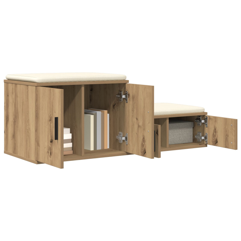 Aufbewahrungsschrank Artisan Eiche 118x41x40 cm Holzwerkstoff