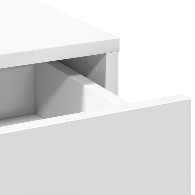 Frisierkommode Weiß MDF 100 x 41 x 140 cm Frisierkommode