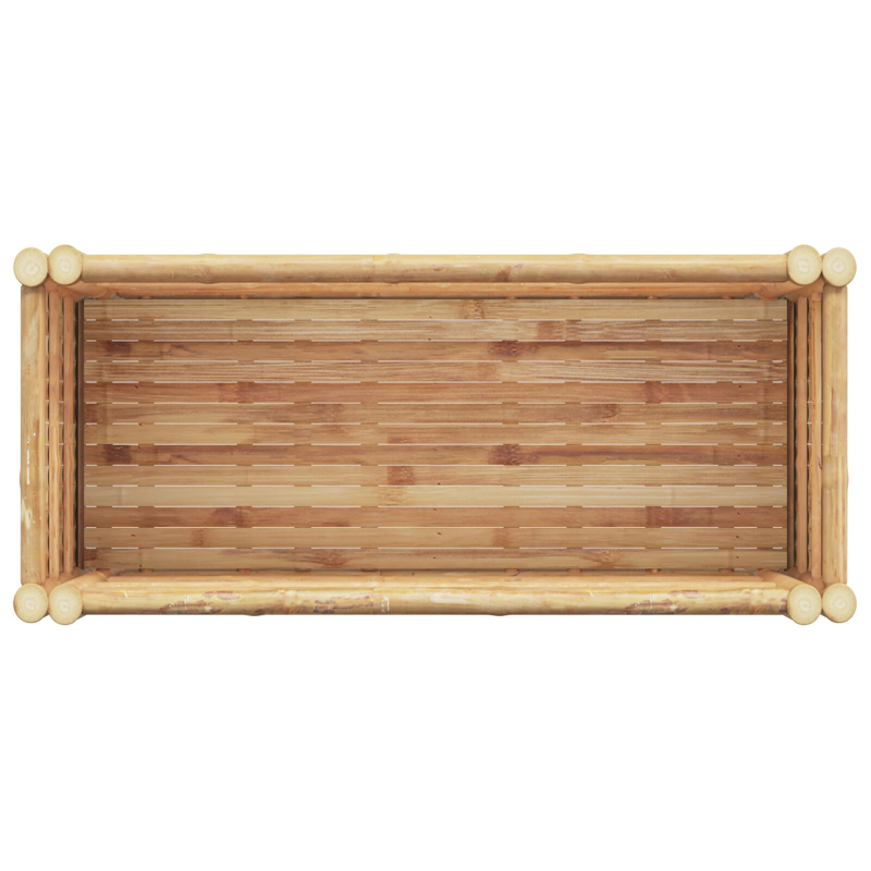 Garten Hochbeet 70x35x70 cm Bambus