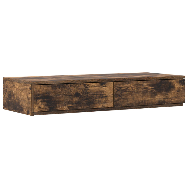 Bett-Schubladen Rauch-Eiche 100x36,5x16,5 cm aus Holzwerkstoff