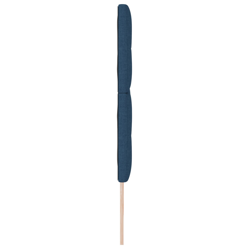 Kopfteil mit Knopfheftung Blau 180 cm Stoff