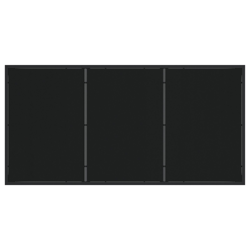 5-teiliges Garten Essset Grau Poly Rattan
