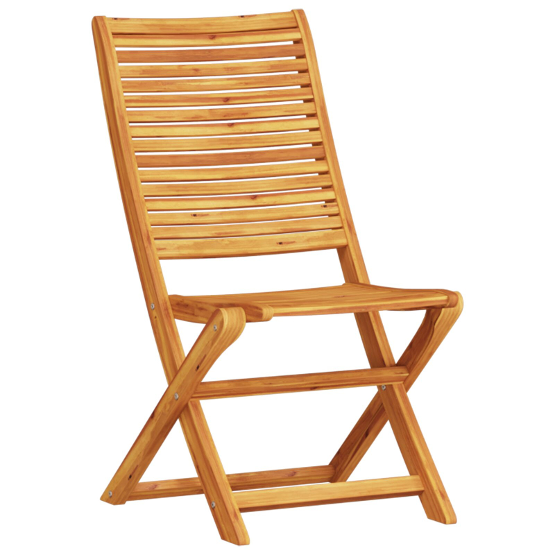 3-teiliges klappbares Bistro-Set aus massivem Akazienholz