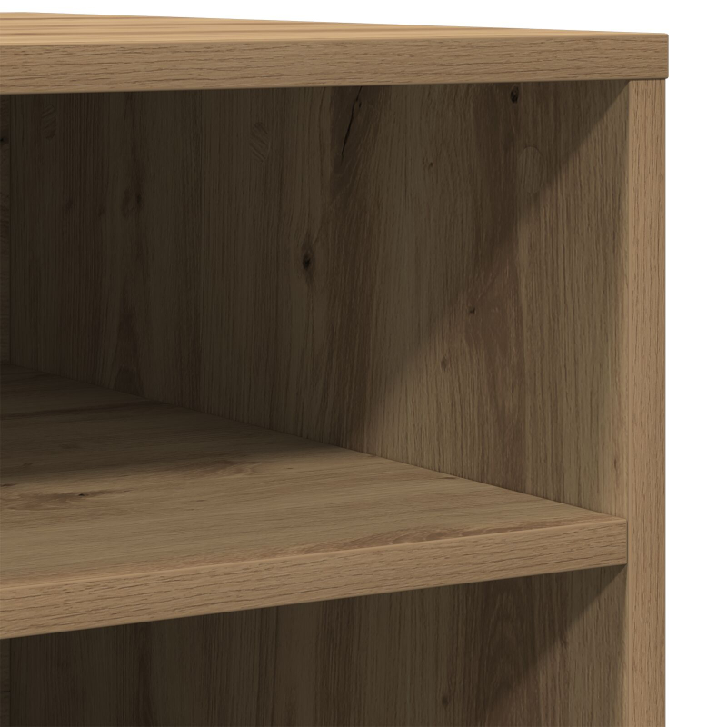 Druckerstand mit Rädern Artisan Eiche 60x50x67 cm