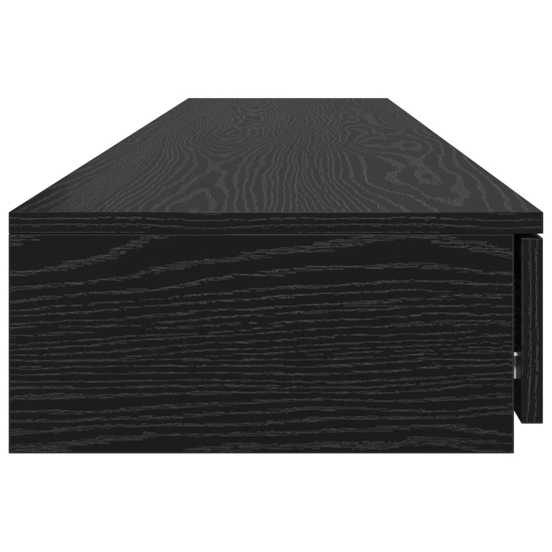Bett-Schubladen Schwarz 200x36,5x16,5 cm Spanplatte