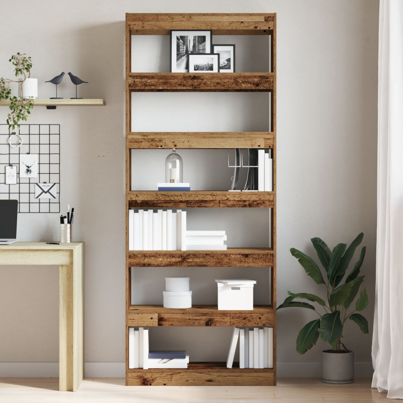 Altholz Bücherregal Altholz Holzwerkstoff 80 x 30 x 198 cm