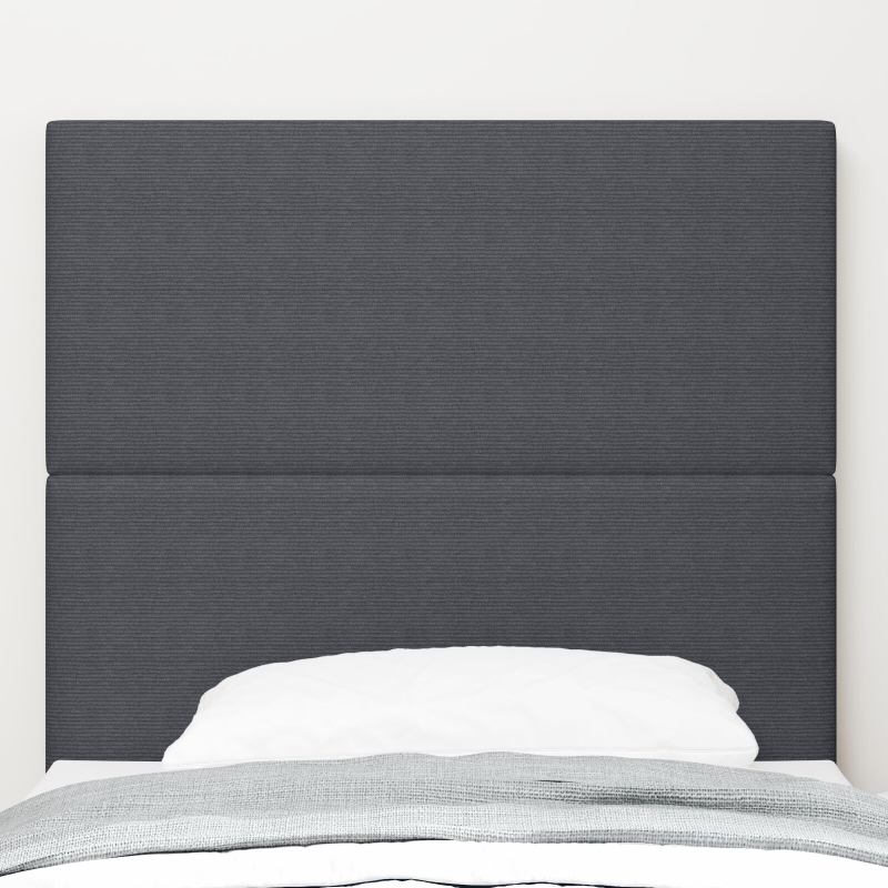 Kopfteil Schlichtes Design Dunkelgrau 100 cm Cord-Stoff