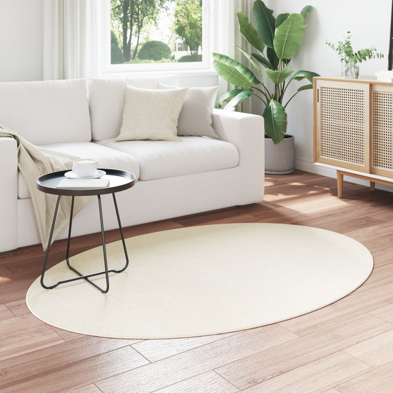 Teppiche Creme Polyester 120 x 170 cm Langlebig