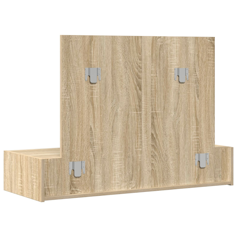 Wandhängender Schminktisch Sonoma Eiche 100x40x70 cm