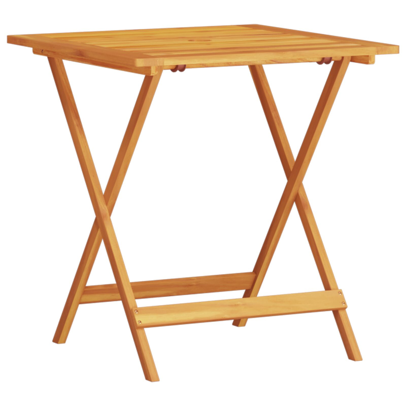 3-teiliges Klapp-Bistroset aus solidem Akazienholz