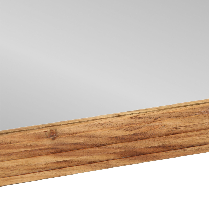 Badezimmerspiegel 50x70x3 cm Massivholz Akazie