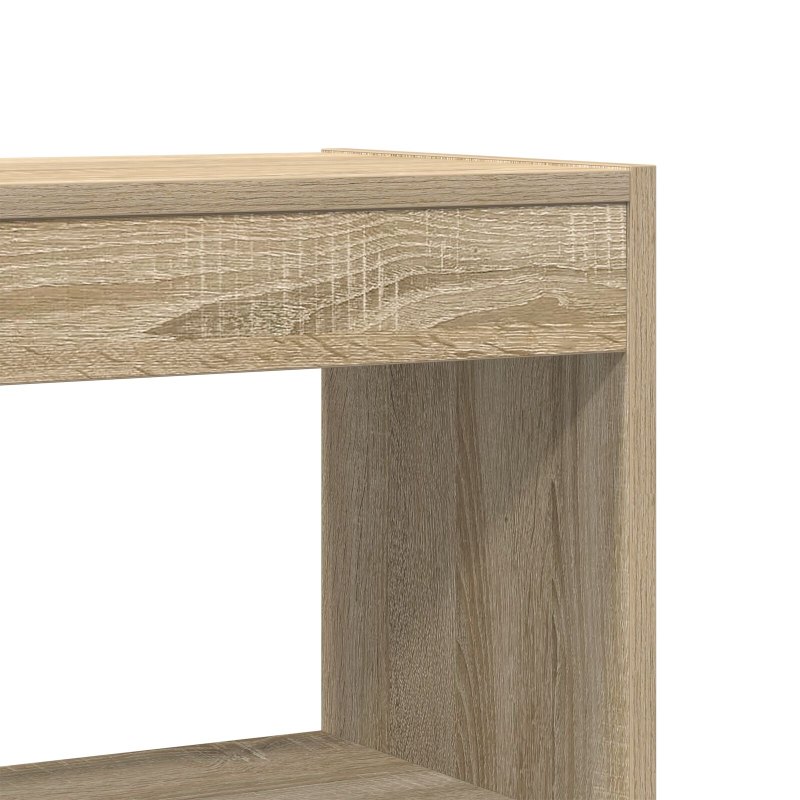 Bücherregal Sonoma Eiche Holzwerkstoff 100 x 30 x 198 cm Regale