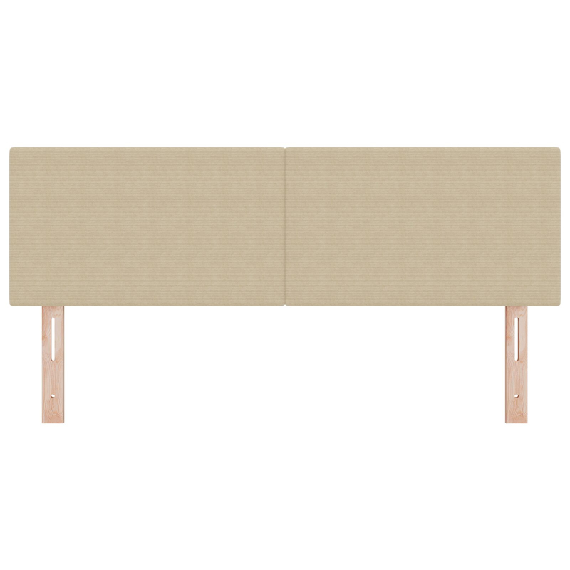Kopfteil Schlichtes Design Lichtgrün Grau 140 cm Cordstoff