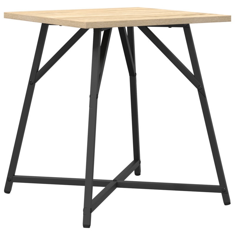 Beistelltisch 2er Set Sonoma Eiche, Holz und Metall