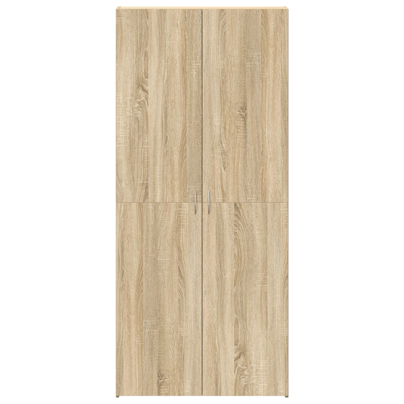 Schuhschrank Sonoma Eiche 80x35,5x180 cm Holzwerkstoff