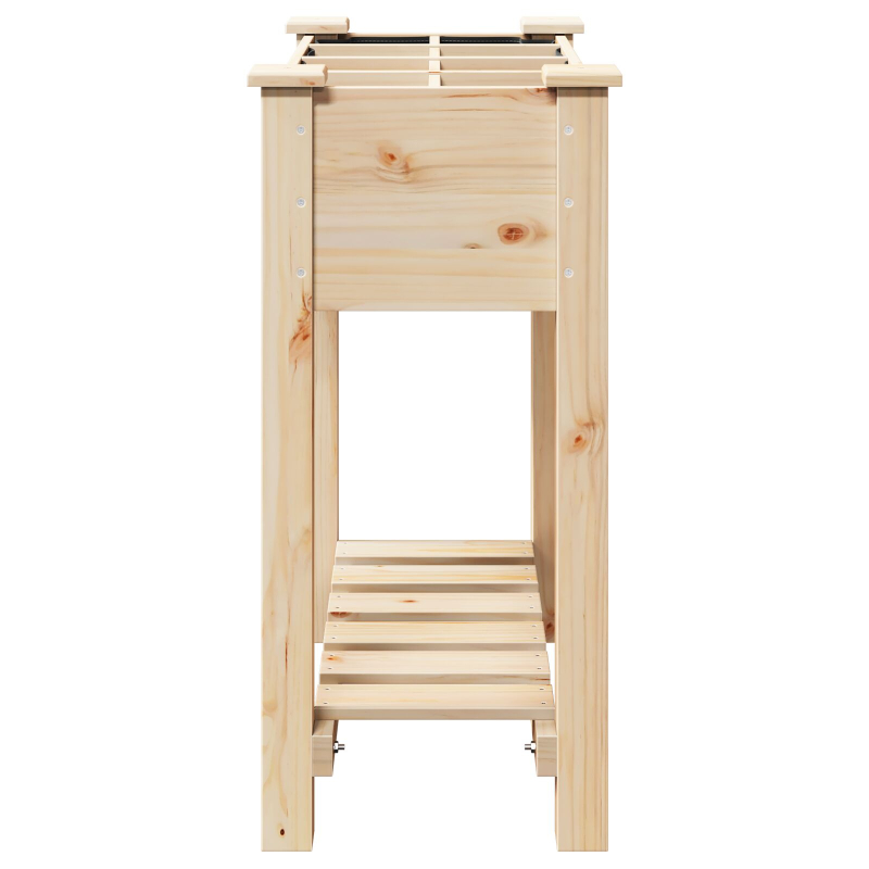 Gartenpflanzer mit Gittern 71x37x76 cm aus massivem Kiefernholz
