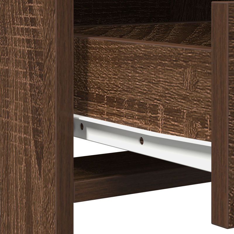 Highboard Braun Eiche 40x41x135 cm Ingenieurholz