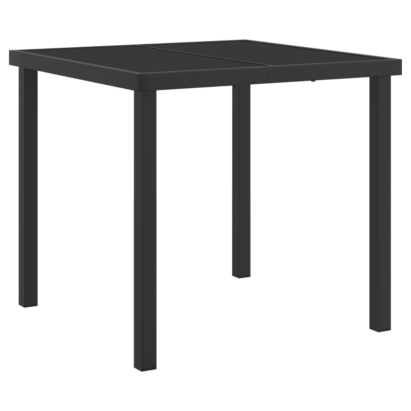 3-teiliges Garten Essset mit Kissen Grau Poly Rattan