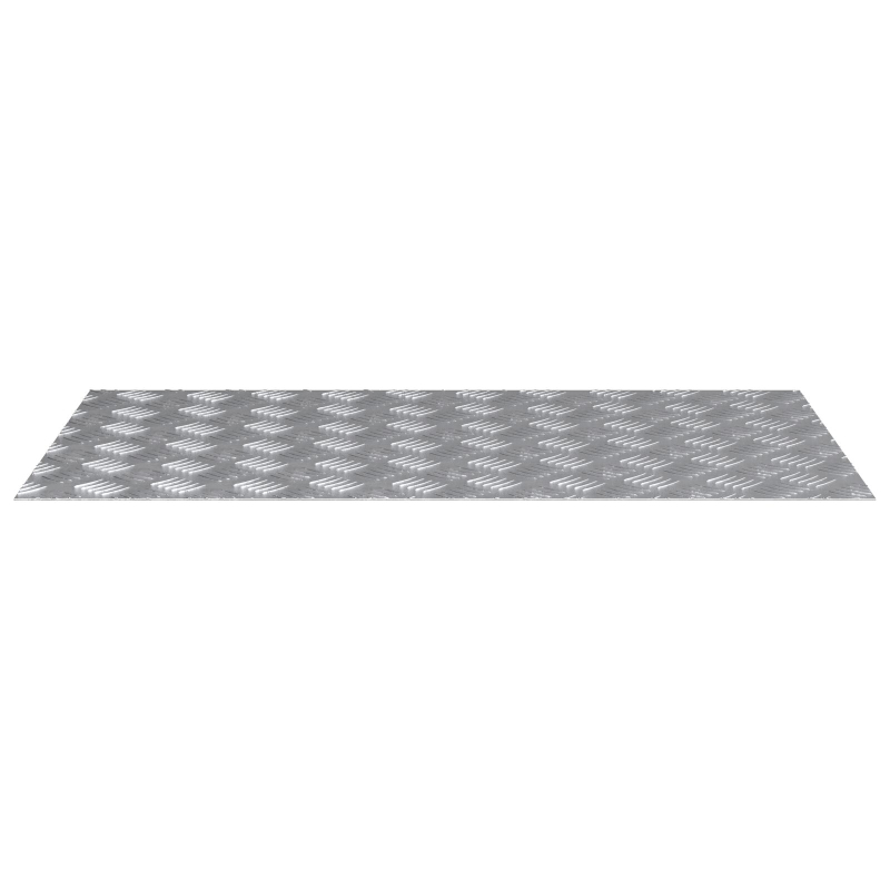 Aluminium Riffelbleche 2 Stück Rutschfest 90x50 cm
