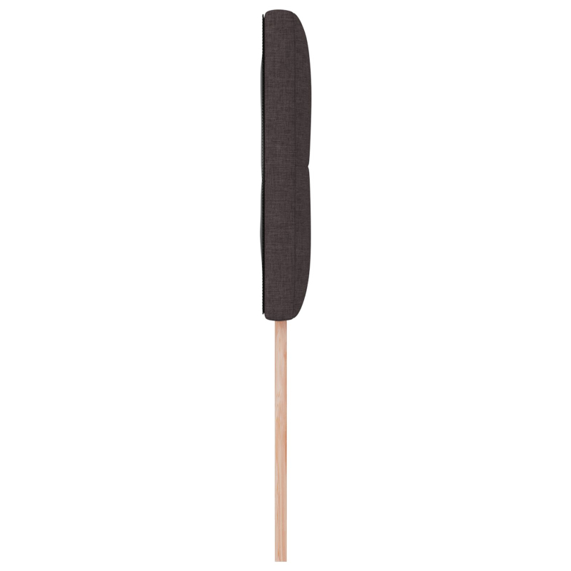 Kopfteil Mit Knopfheftung Dunkelbraun 80 cm Stoff