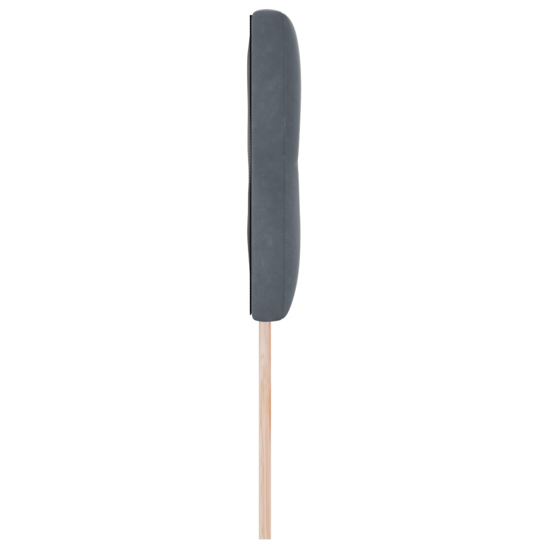 Kopfteil Mit Knopfheftung Dunkelgrau 140 cm Samt