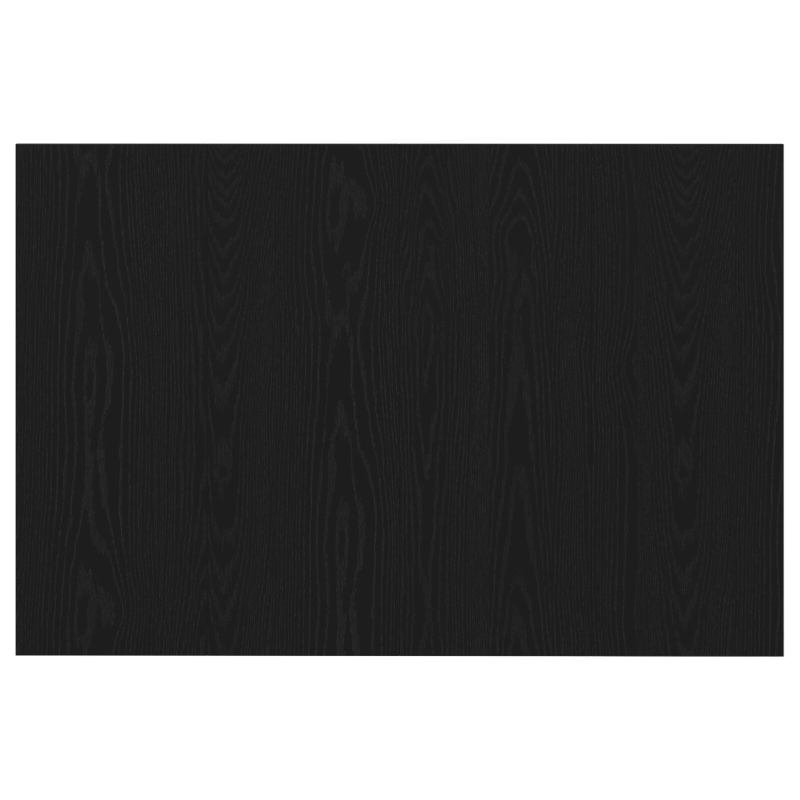 Bett Kopfteil Schwarz Eiche 120x1,5x80 cm Ingenieurholz