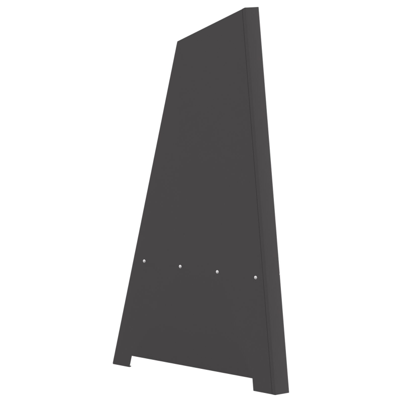 Feuerstelle Pyramid Schwarz 50x45x95 cm Stahl