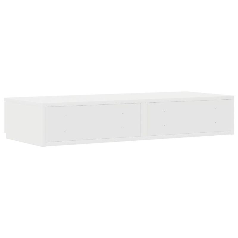 Bett-Schubladen Weiß 100x36,5x16,5 cm aus Holzwerkstoff