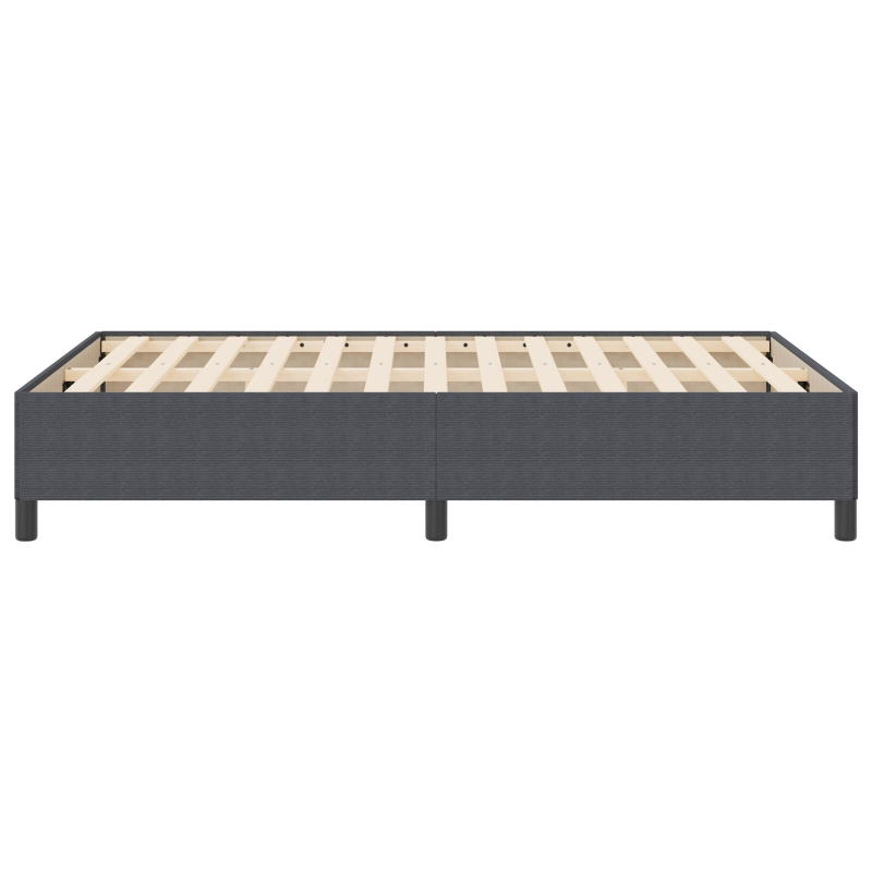 Bettgestell Dunkelgrau 140x200 cm Cord Stoff