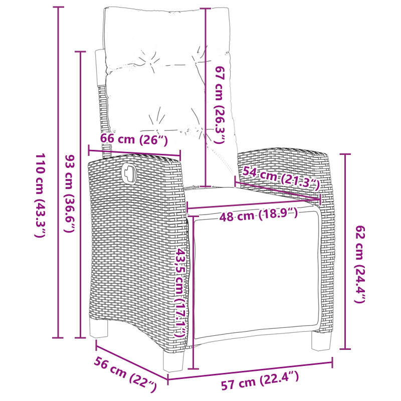 7-teiliges Garten-Dining-Set Grau Poly-Rattan