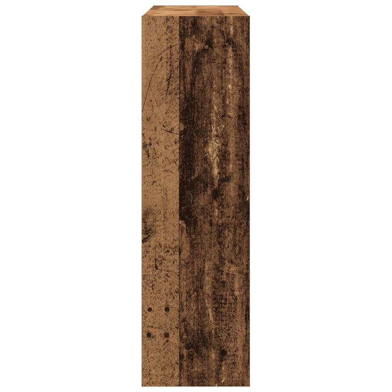 Bücherregal/Raumteiler - Rustikales Holz - 100x30x103cm - Holzwerkstoff