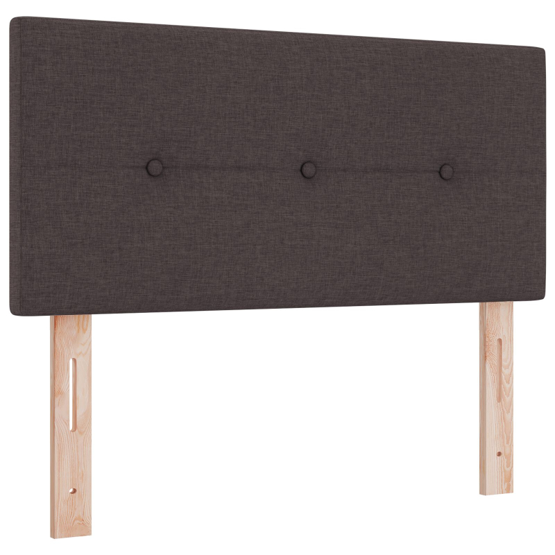 Kopfteil Mit Knopfheftung Dunkelbraun 80 cm Stoff