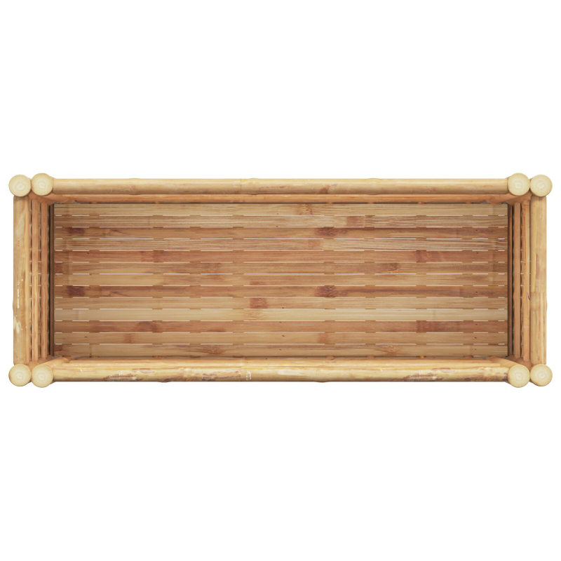 Garten Hochbeet 90x35x70 cm Bambus