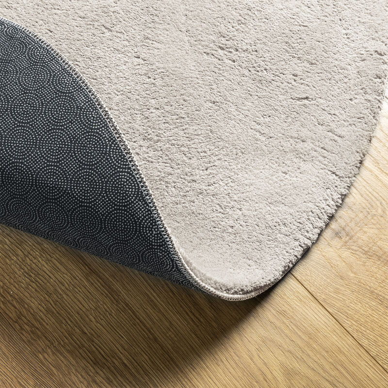 Teppich HUARTE Kurzflor weich und waschbar Sand 100x200 cm