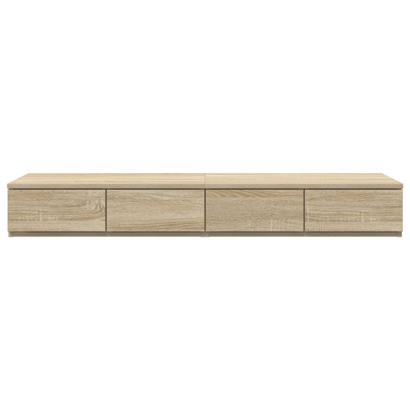 Bett Schubladen Sonoma Eiche 120x36.5x16.5 cm Holzwerkstoff